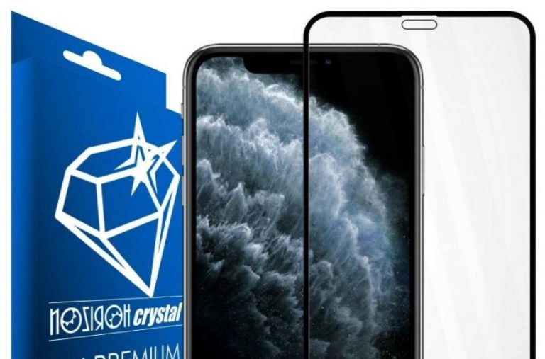 Noziroh Kristallglas 9H Gebogener 3D iPhone 11 Pro Schutzfolie