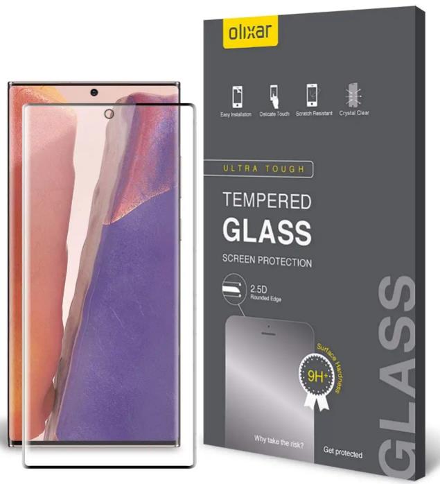 Olixar Displayschutzfolie aus Hartglas für Samsung Galaxy Note 20