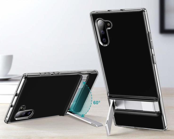 Galaxy Note 10 Metall Ständer-Hülle