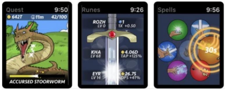Spiele für die Apple Watch Runeblade